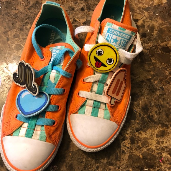 Converse Other - SALE 🌟LIKE NEW ALL STAR EMOJI LOOPHOLE TRAINERS